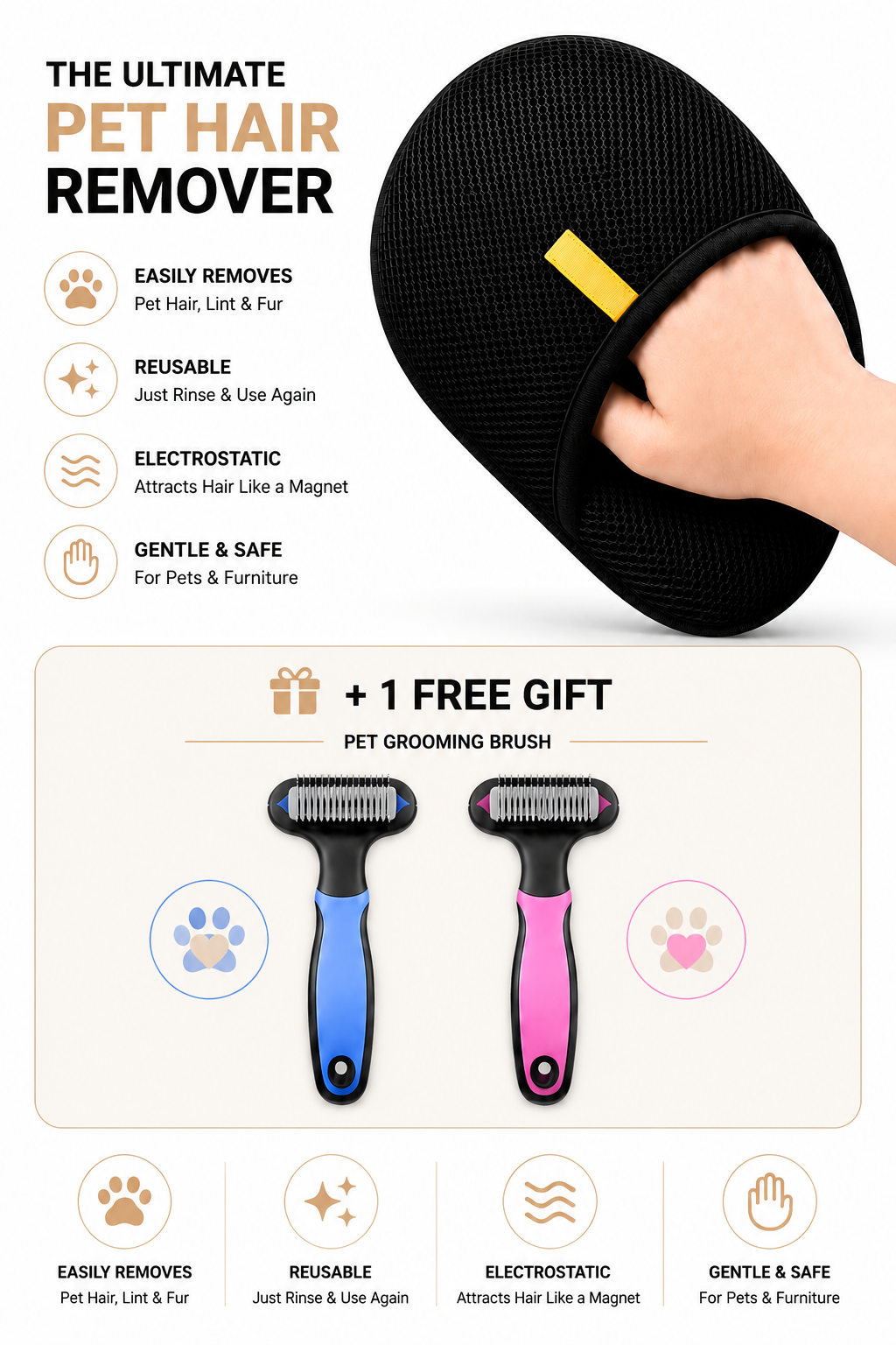 FurAway™ Pet Hair Remover Glove